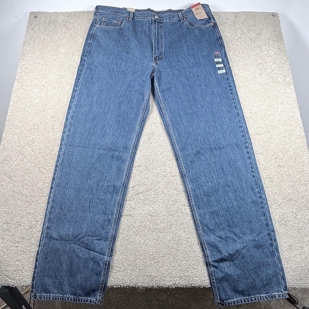 Levi's 550 Relaxed Fit Jeans Mens 46x38 Blue New Big & Tall Denim 01550-4886